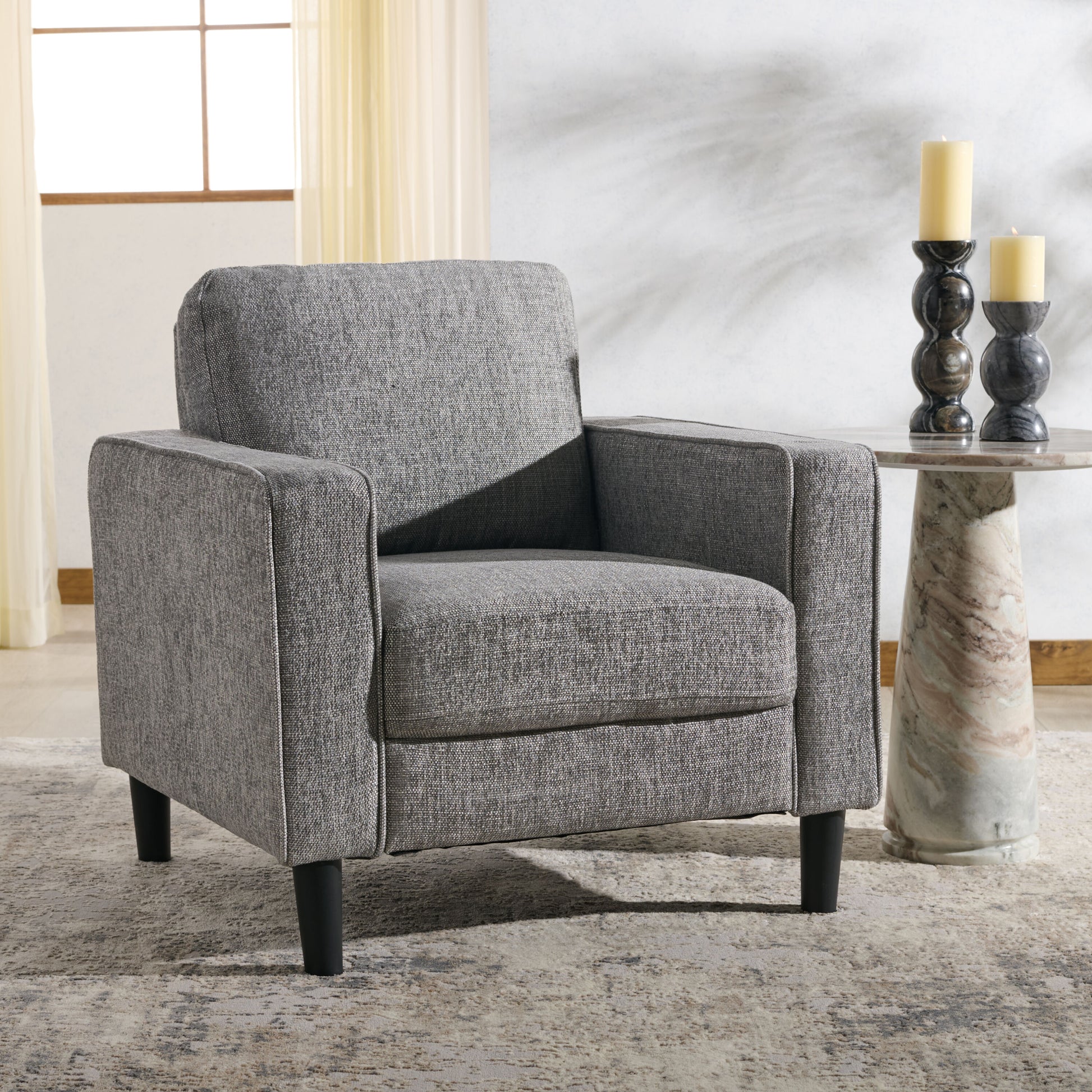 Safavieh  Felicianya Modern Accent Chair/Gray