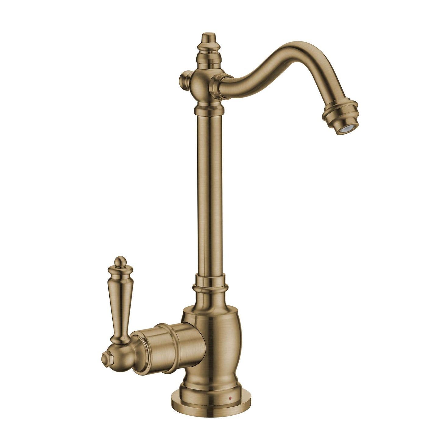 Whitehaus Collection Point of Use Instant Hot Water Drinking Faucet with Traditional Spout
