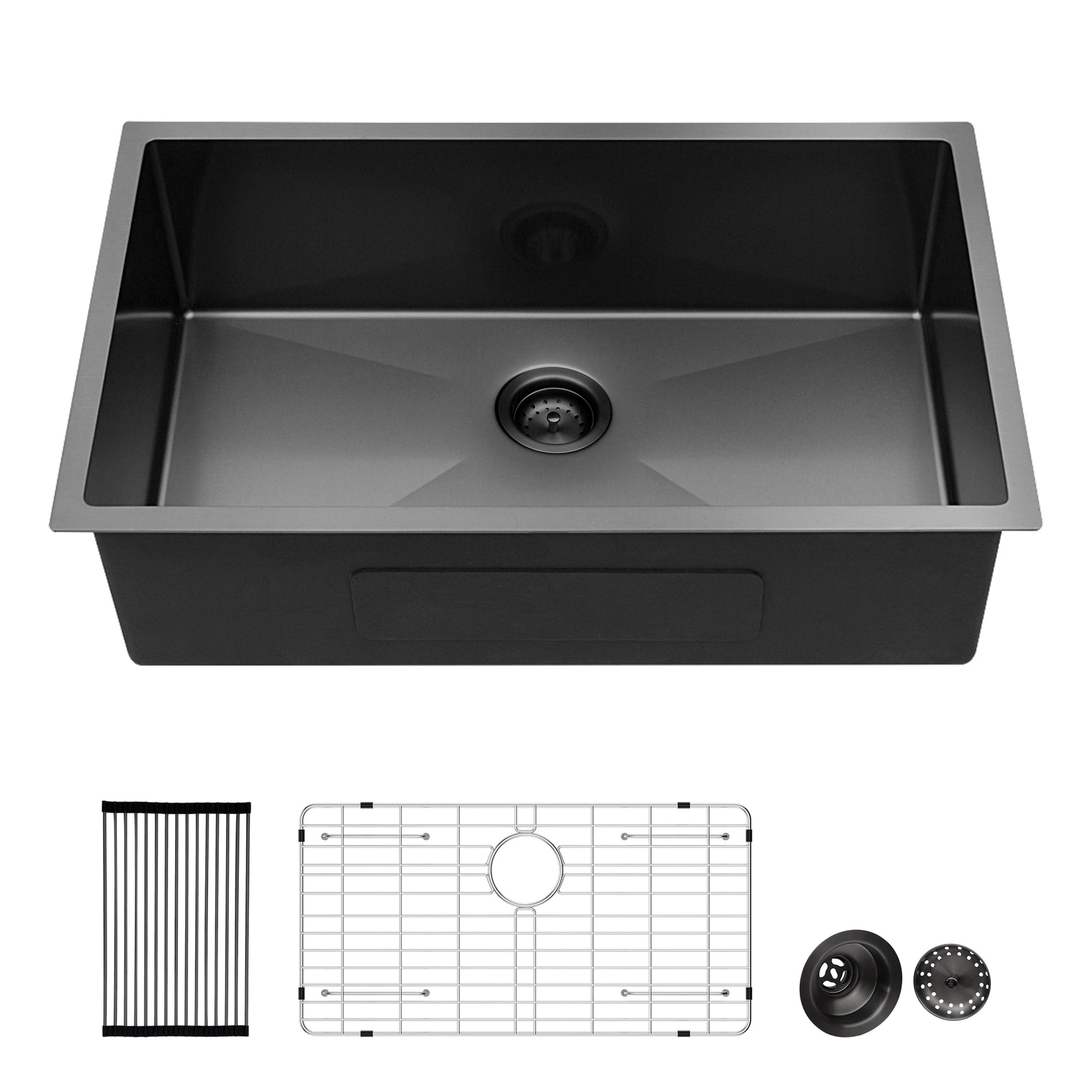 Forclover Undermount 30-in x 18-in Stainless steel Single bowl 16 -Gauge Kitchen Sink