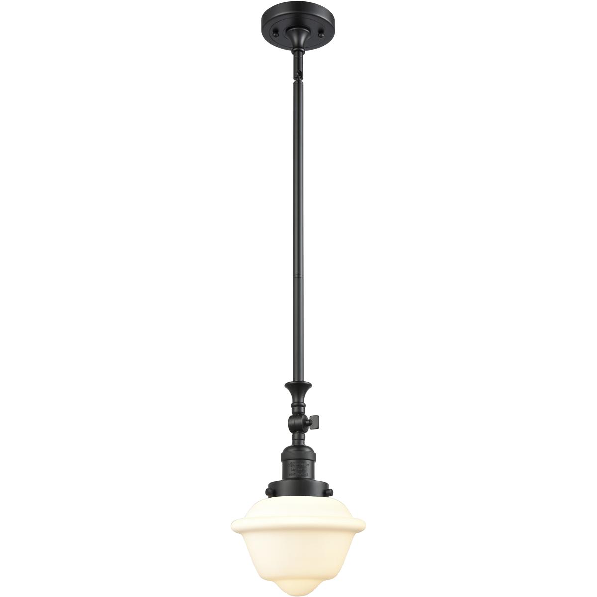 Innovations Lighting  206-BK-G531 Franklin Restoration Oxford Mini Pendant Matte Black