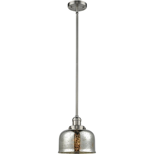 Innovations Lighting  201S-SN-G78 Franklin Restoration Bell Mini Pendant Brushed Satin Nickel