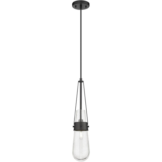 Innovations Lighting  452-1P-BK-G452-4SDY Downtown Urban Milan Pendant Matte Black