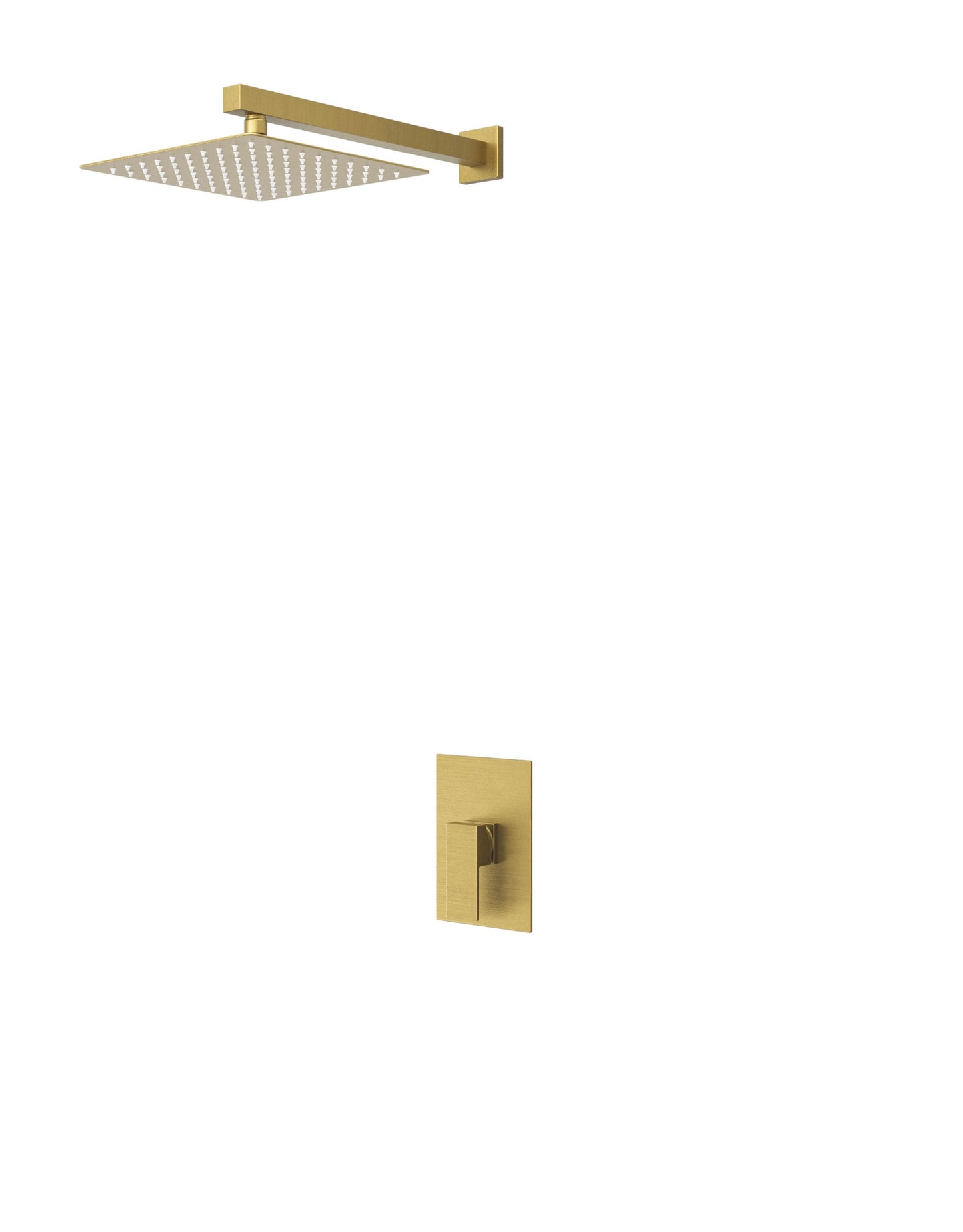 CRANACH Crozet 10-Inch Square Rain Shower Head Only