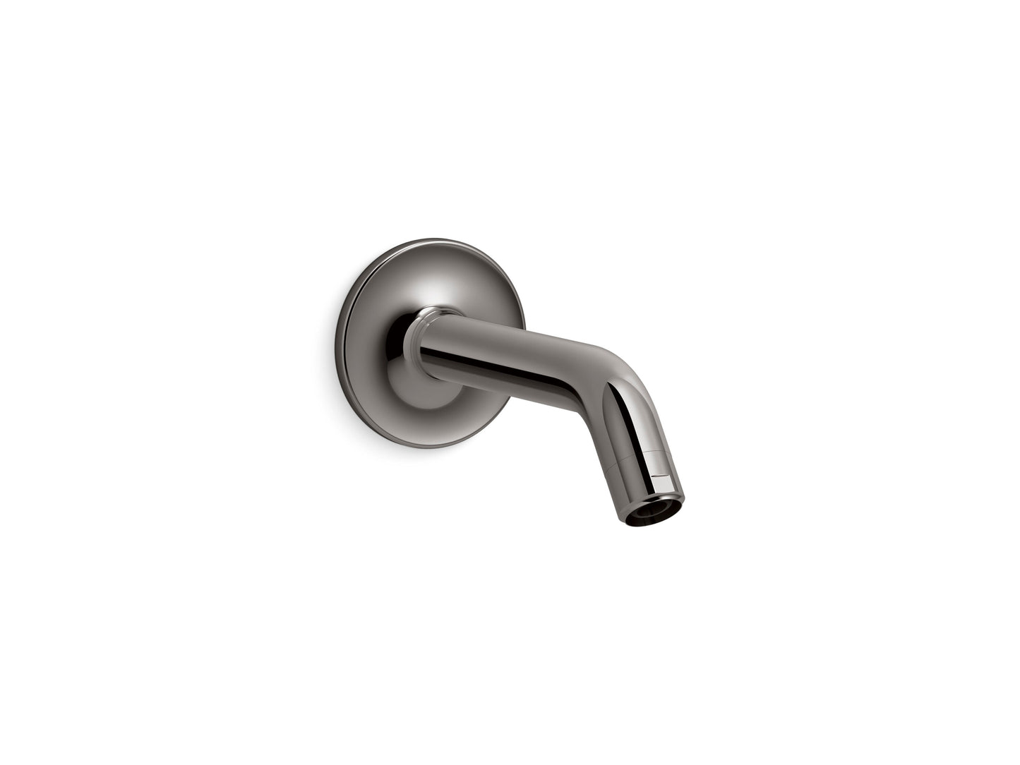 KOHLER Purist Vibrant Titanium 8.38-in Universal Shower Shower arm and flange 0.5-in -ID