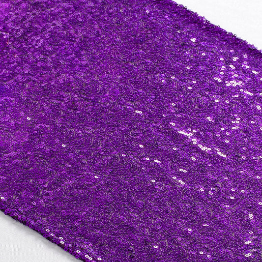 ShiDianYi  Sequin Table Runner - 12x72-Inch Purple Sparkle Table Cover/Cloth for Wedding Party Decoration