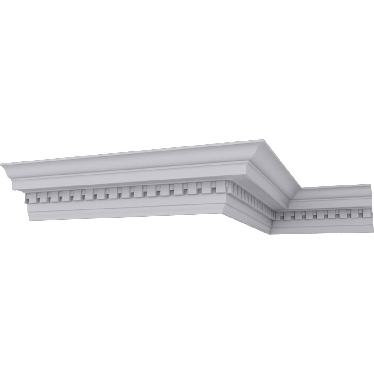 Ekena Millwork 5-in T x 5-in W x 7-ft 10-1/2-in L Primed Urethane Crown Moulding 12 -Pack
