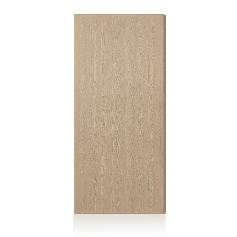 CALHOME 38-in x 96-in Oak Flush Textured Hollow core Prefinished MDF Slab Door