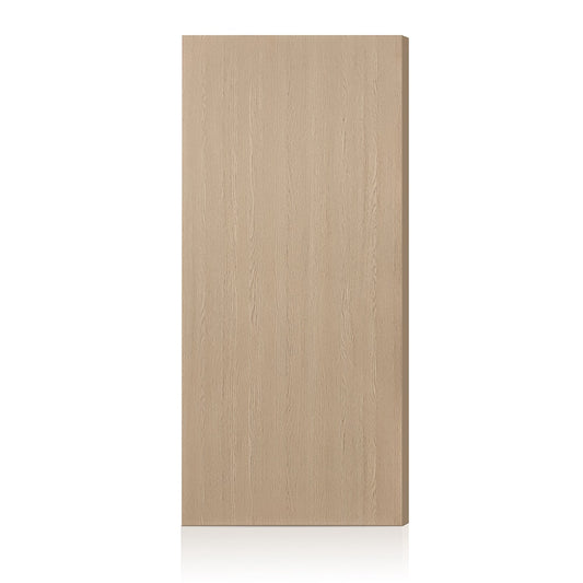 CALHOME 38-in x 96-in Oak Flush Textured Hollow core Prefinished MDF Slab Door