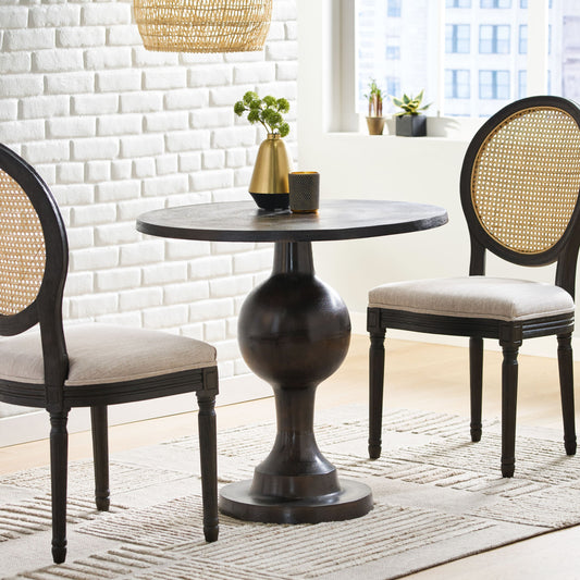 Christopher Knight Home Wetstein Modern Handcrafted Aluminum Round Dining Table Raw Bronze