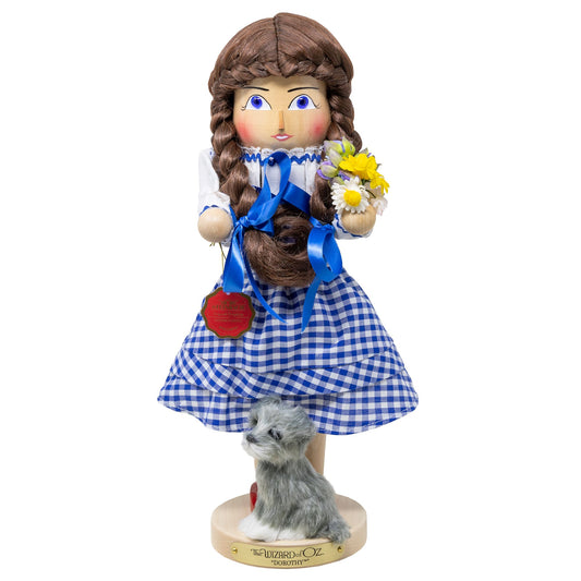 Steinbach Wooden Handmade Wizard of Oz Nutcracker - Dorothy - 15.75 Inches