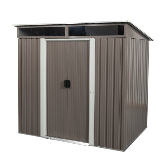 Ayelon 6.4-ft x 5.9-ft Shed Galvanized steel Metal Storage Shed