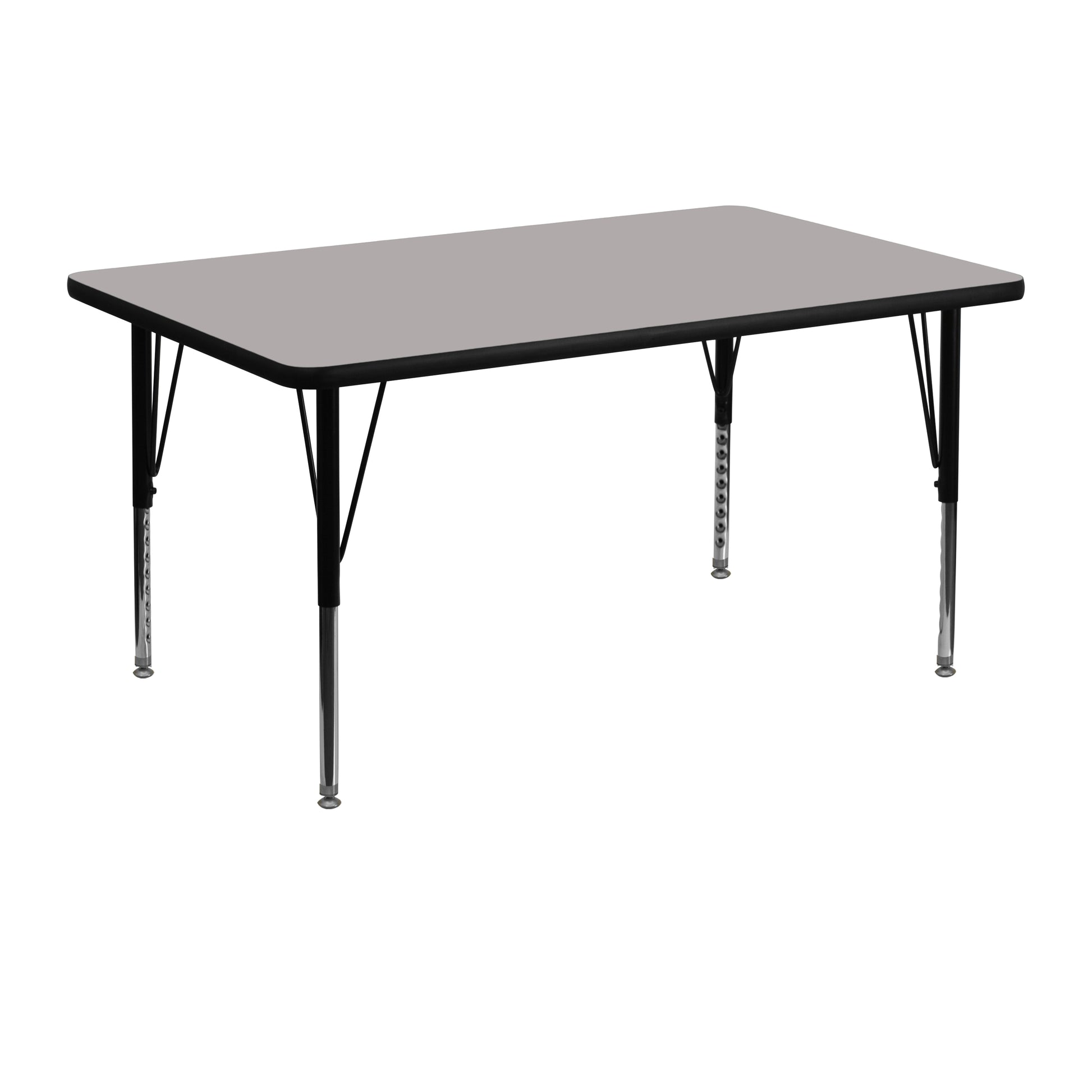 Emma + Oliver 30x48 Grey HP Laminate Preschool Activity Table
