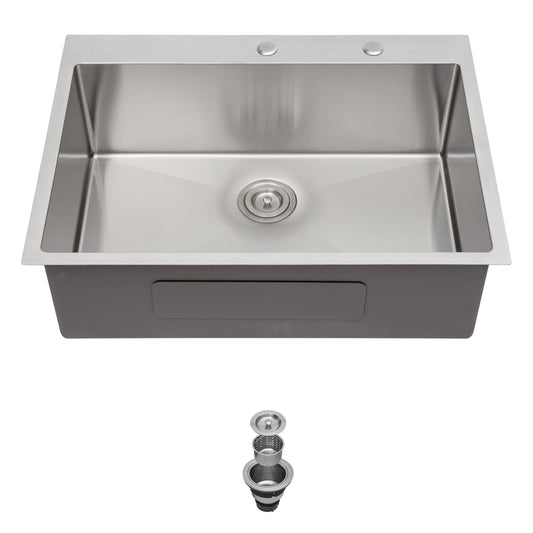 Dexmalle  33x 22 x 9 INCH Drop in Stainless Steel Kitchen Sink