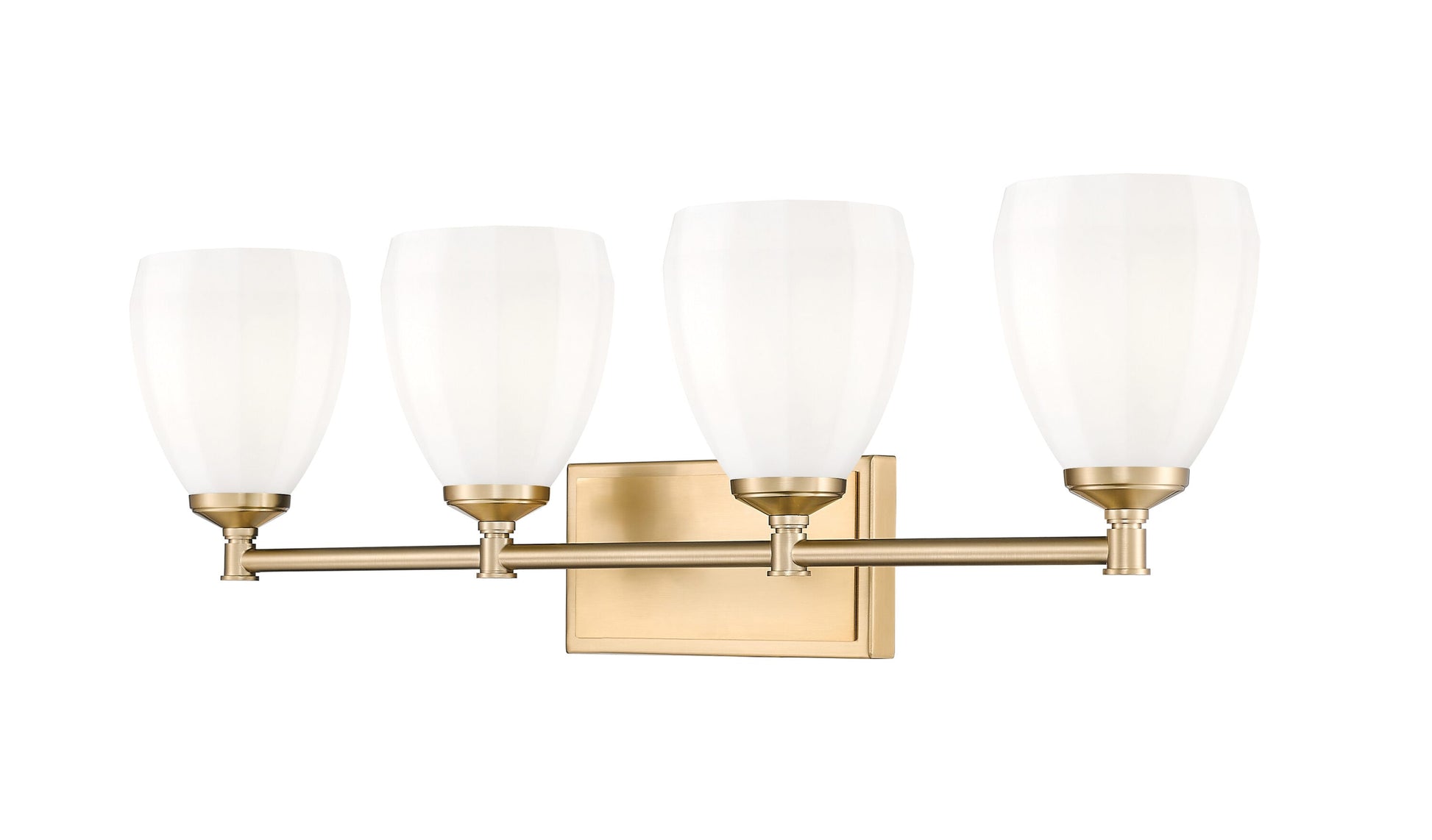 Z-Lite Oren 31-in 4 Light Gold Modern/contemporary Bathroom Vanity light