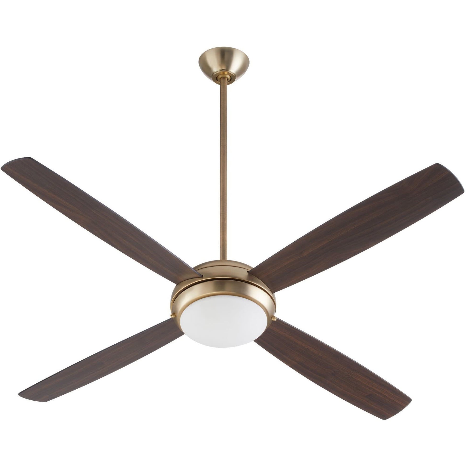 Quorum International Expo 4 Blade Ceiling Fan with Light Kit 60 Inches Wide by Quorum