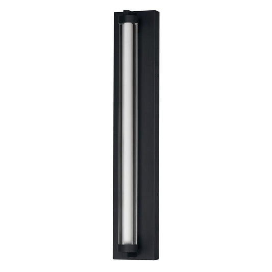 ET2 Fuse 1 - Light Black And Gold Black Modern - LED Glass And Steel Outdoor Wall Light