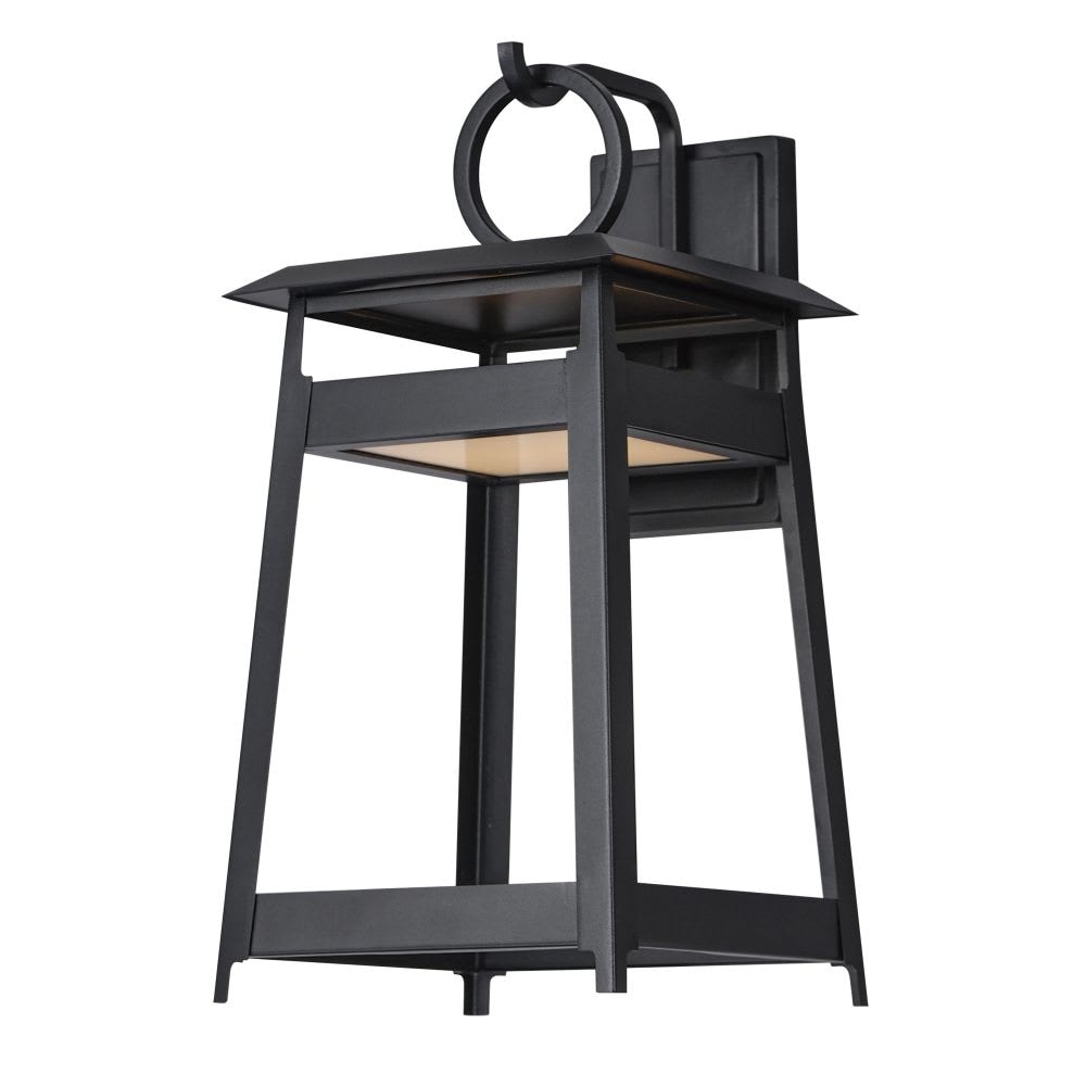 Maxim Lighting Pagoda 2-Light Black Led Outdoor Wall Light