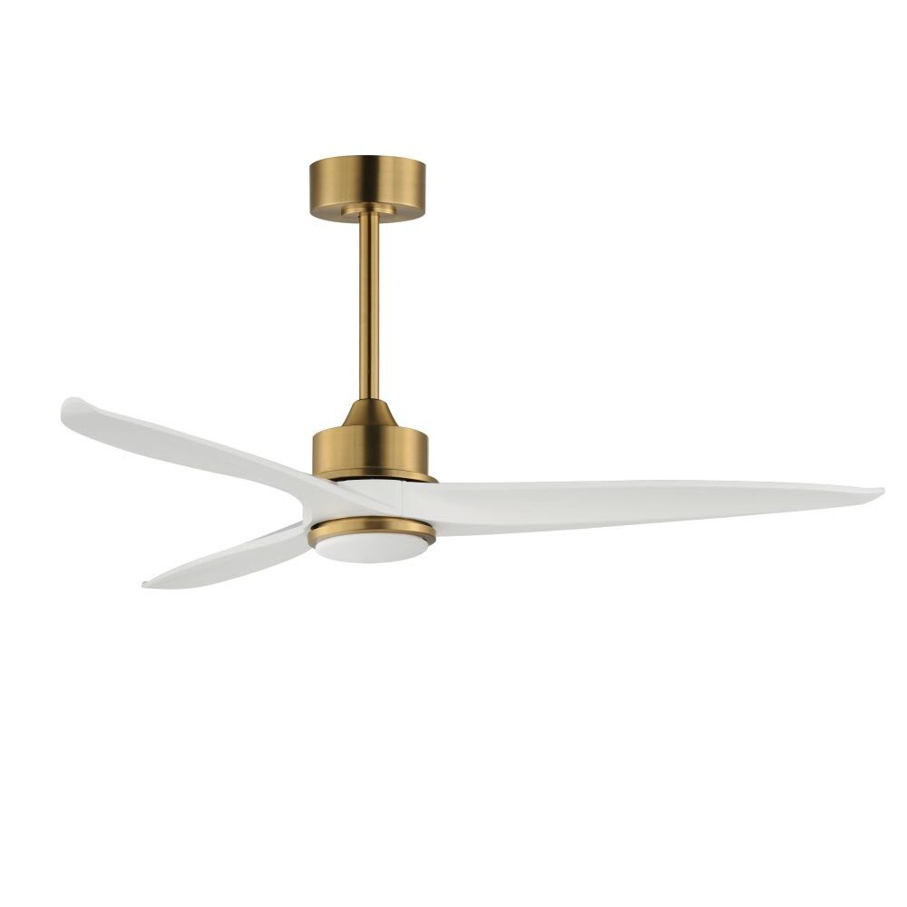 Maxim Lighting Woodwind 1-Light Natural Aged Brass Led Ceiling Fan Ceiling Fan