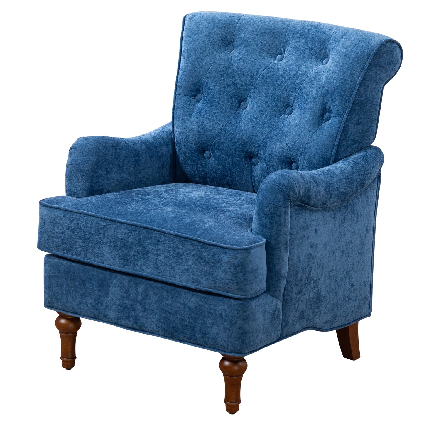 EXTRAUP Accent Chair 28.2-in W Modern Blue Accent Armchair