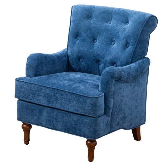 EXTRAUP Accent Chair 28.2-in W Modern Blue Accent Armchair