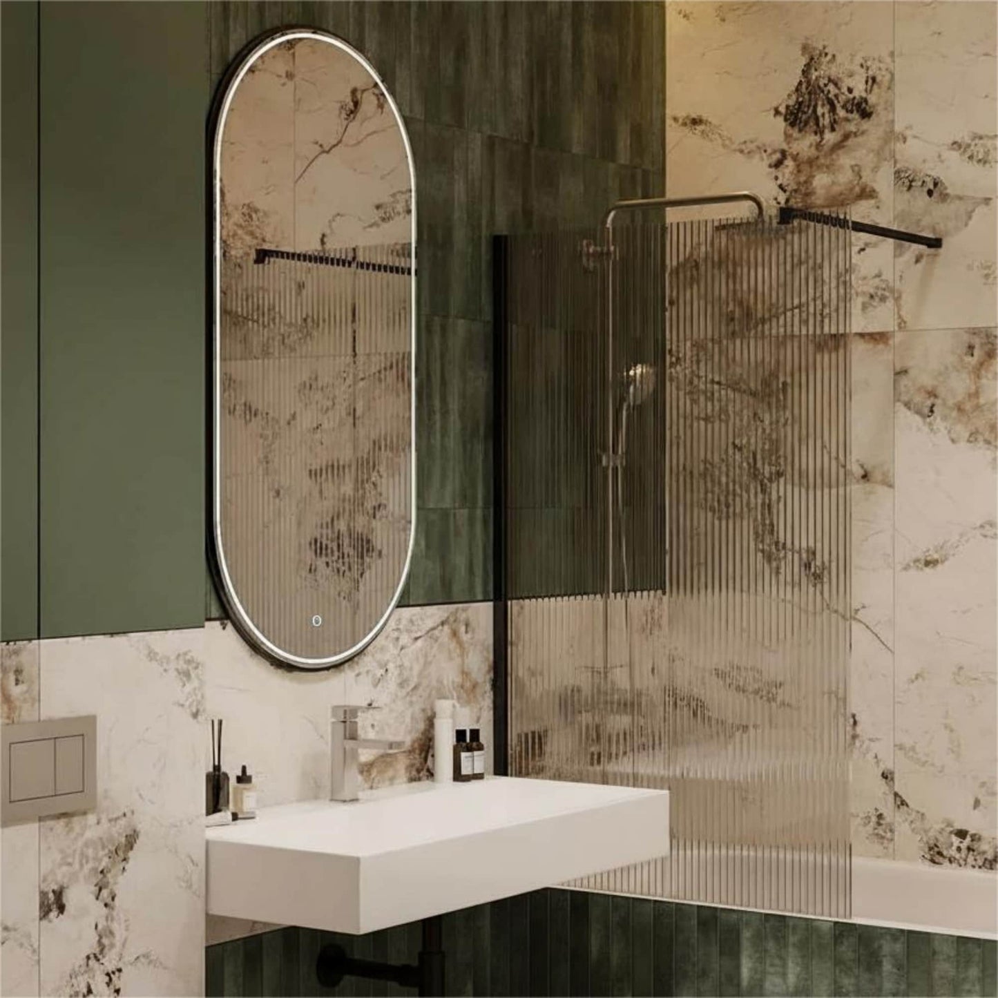 Boyel Living 30 Inch Rectangular Matte White Artificial Stone Bathroom Vanity Sink Wall-mounted Sink