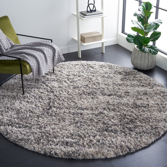 Safavieh Iceland Shag 519A Cream / Grey 6ft-7in x 6ft-7in