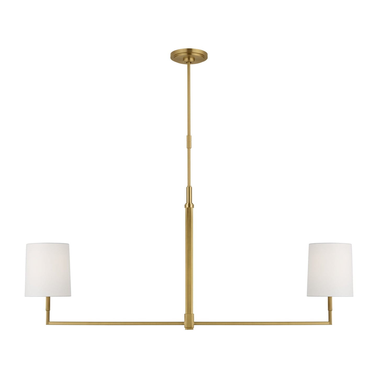 Generation Lighting Danica 2 -Light Burnished Brown Steel Chandelier