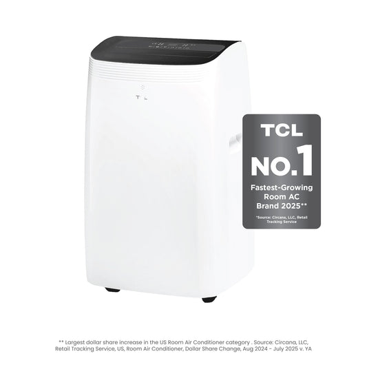 TCL 115-Volt Vented Medium Room Smart Portable Air Conditioner Remote Included
