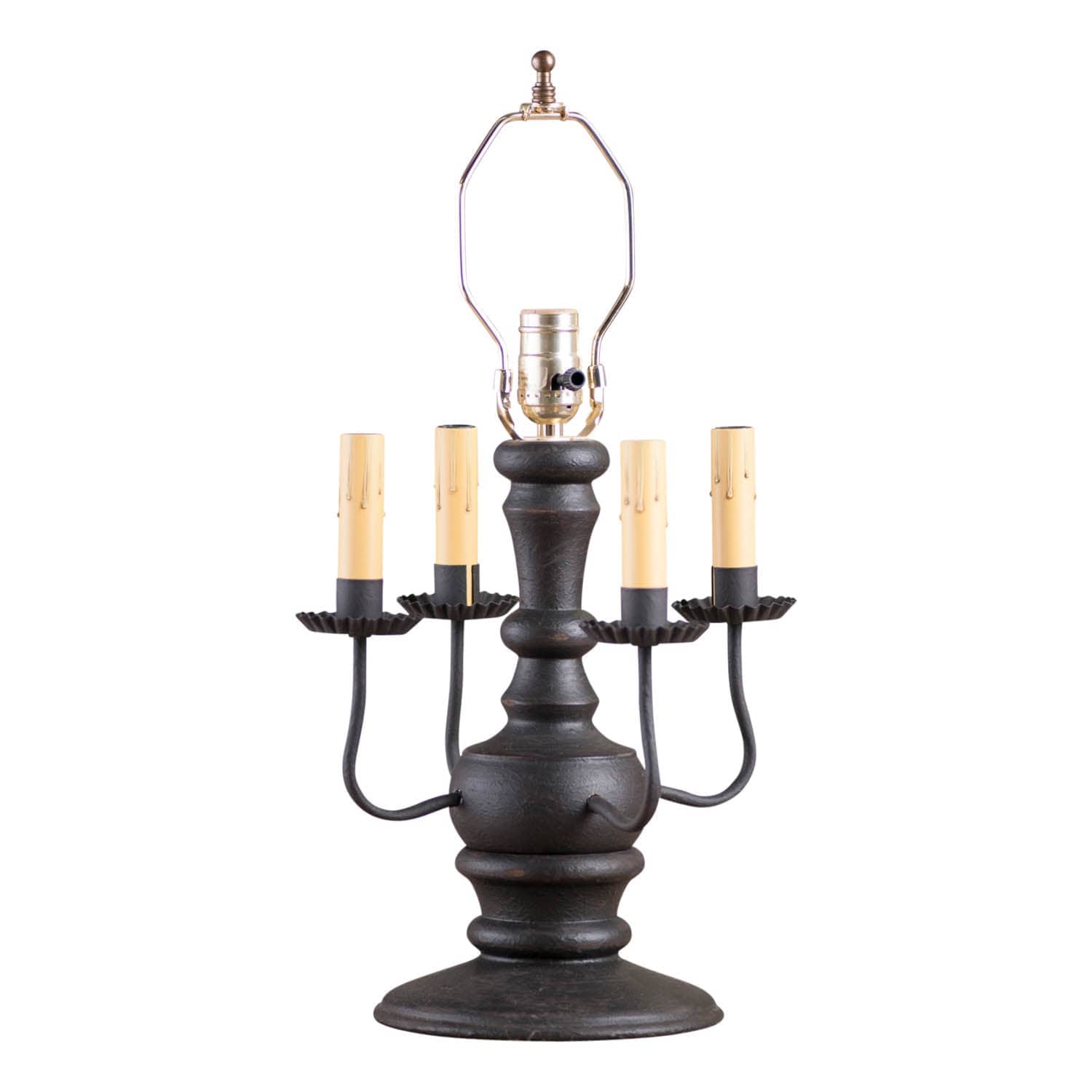 Irvin's Tinware Cedar Creek Lamp Base in Black