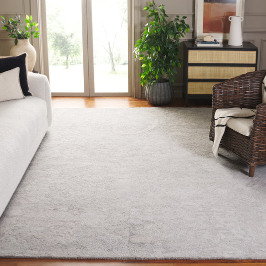 Safavieh  Abstract 876 Gray/Ivory Traditional 8ft x 10ft Large Rectangle Rug