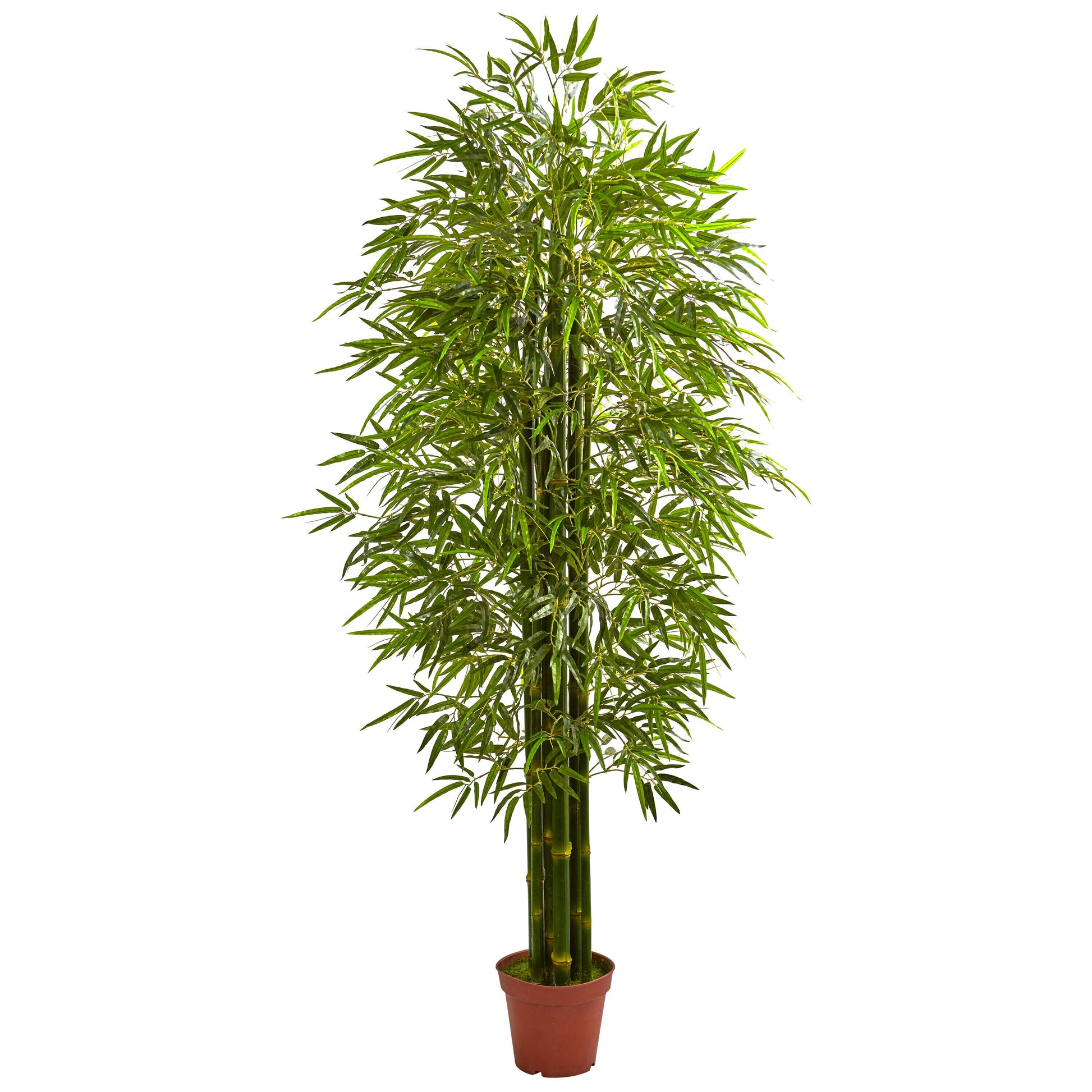 Nearly Natural  7 -ft H Bamboo Artificial Tree UV Resistant (Indoor/Outdoor)