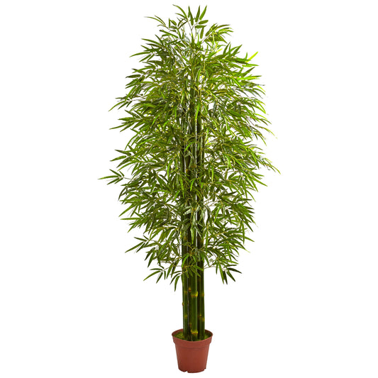 Nearly Natural  7 -ft H Bamboo Artificial Tree UV Resistant (Indoor/Outdoor)