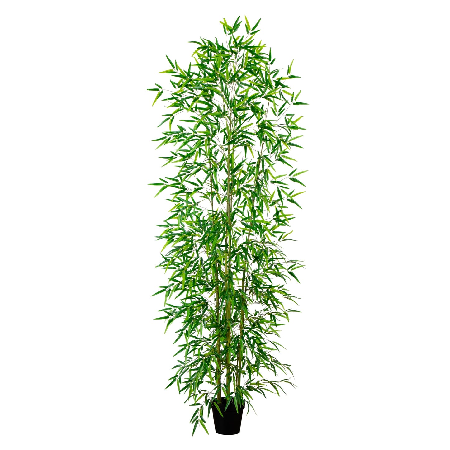 Nearly Natural  9-ft Artificial Green Bamboo Tree
