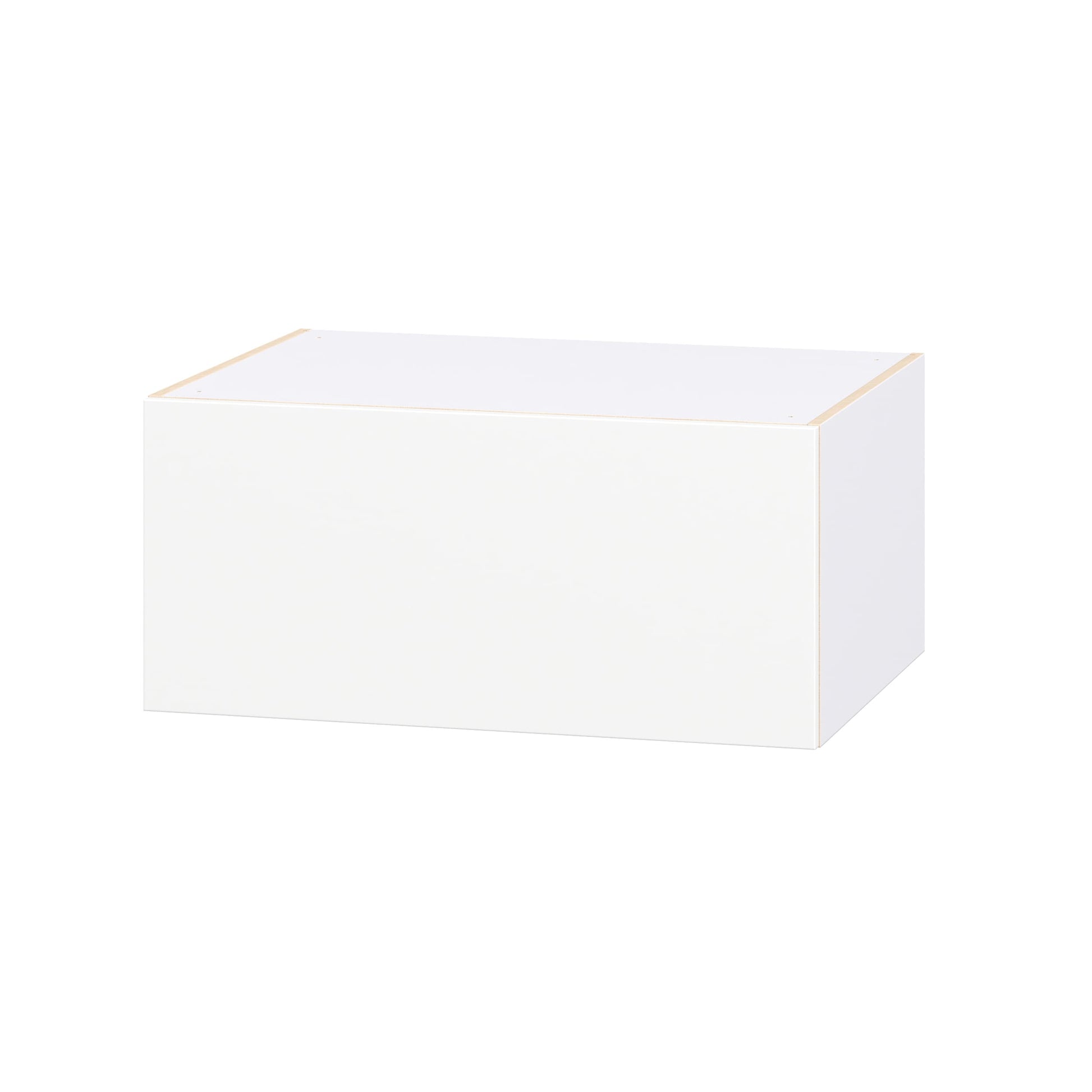 Hugo&Borg Lasalle 33-in W x 15-in H x 24.5-in D Bright White Slab Wall Fully Assembled Cabinet Flat Panel Slab