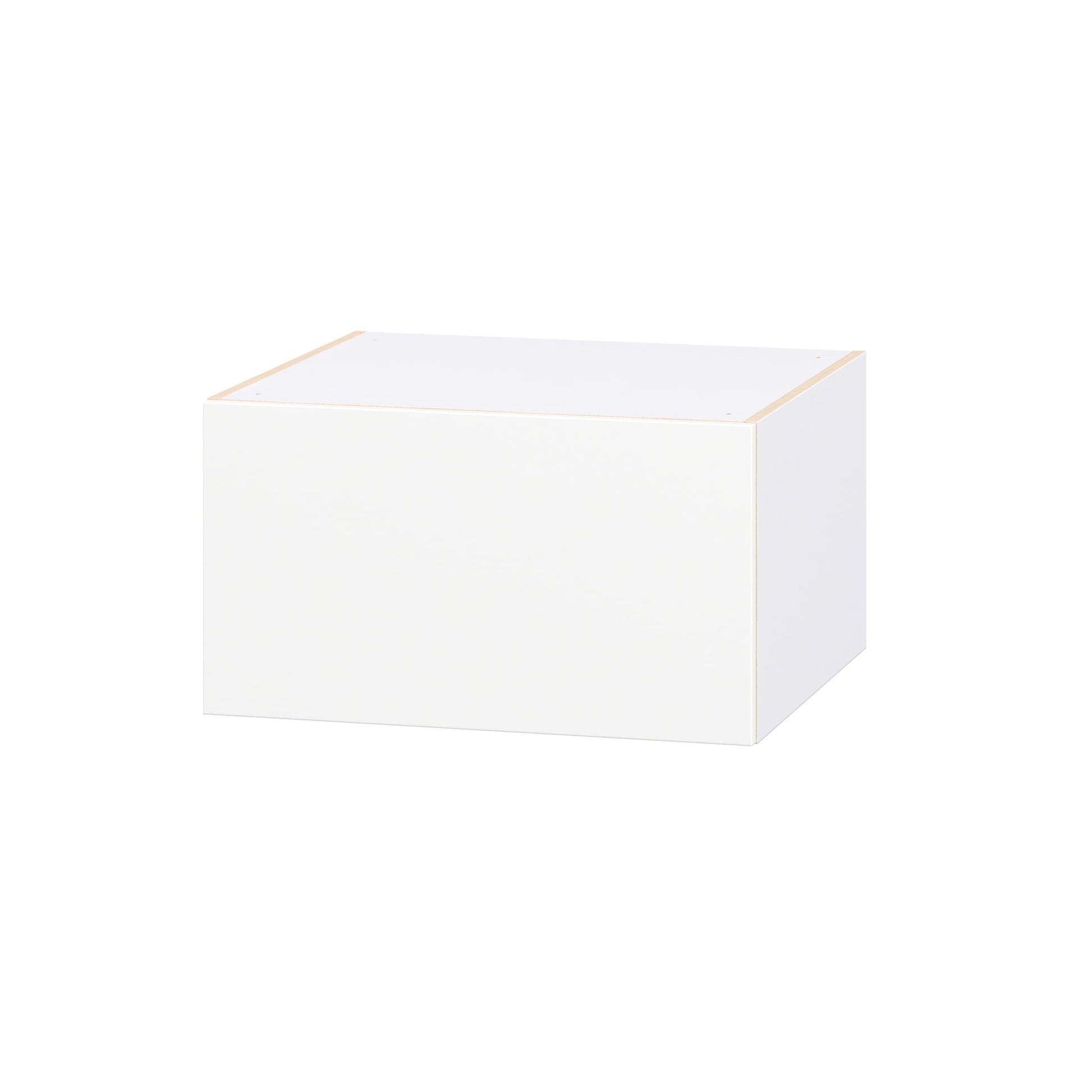 Hugo&Borg Lasalle 27-in W x 15-in H x 24-in D Bright White Slab Wall Fully Assembled Cabinet Flat Panel Slab