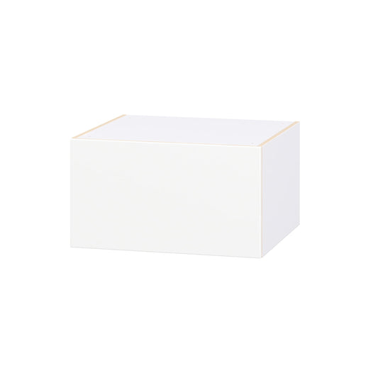 Hugo&Borg Lasalle 27-in W x 15-in H x 24-in D Bright White Slab Wall Fully Assembled Cabinet Flat Panel Slab