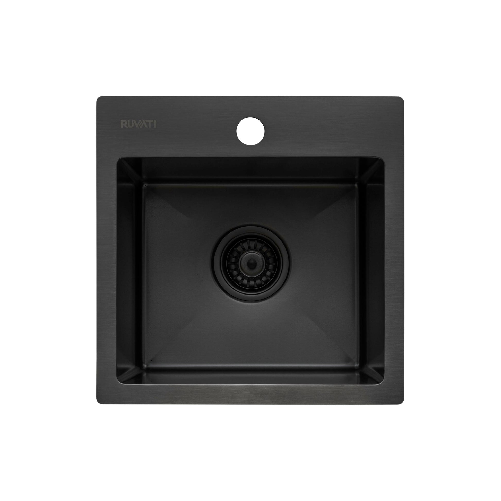 Ruvati 15-in L x 15-in W Stainless steel Drop-in Commercial/Residential Bar Sink