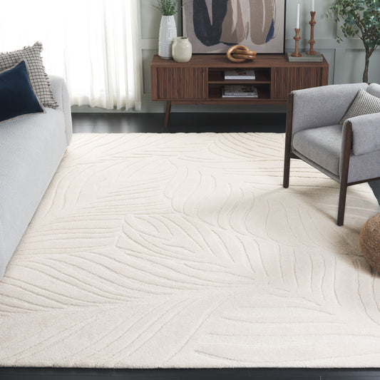 Safavieh  Ebony 805 Ivory Contemporary 8ft x 10ft Large Rectangle Rug