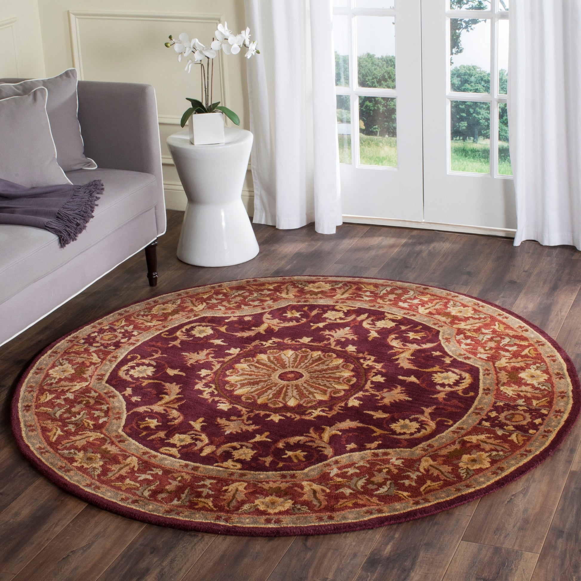 Safavieh  Empire 459 Burgundy Traditional 6ft x 9ft Medium Rectangle Rug