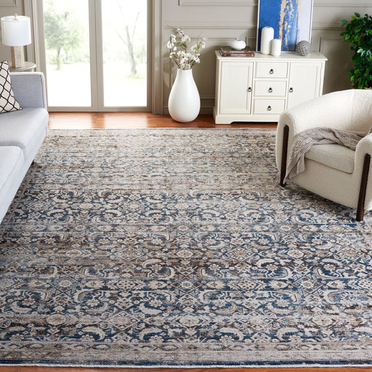 Safavieh Antique Patina 634M Blue/Beige 9ft x 11ft-6in Large Rectangle Rug