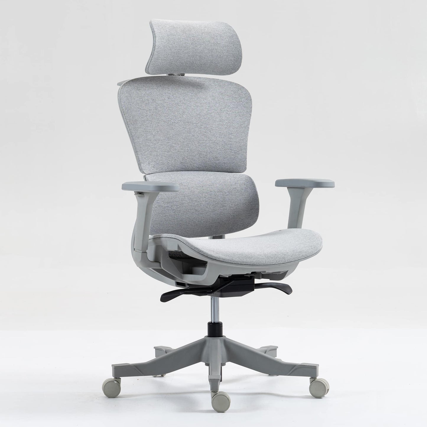CIPACHO  Gray Ergonomic Office Gaming Chair with Mesh 4D Armrests 3-Angle Recline 360 Swivel Desk Chair for Home Office