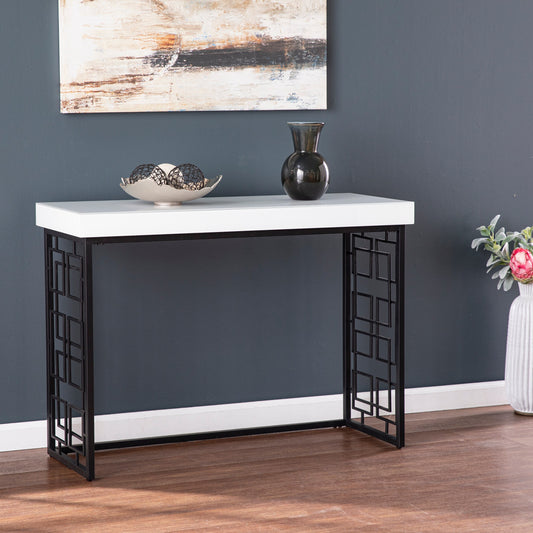 LOVMOR Mavden Contemporary Console Table
