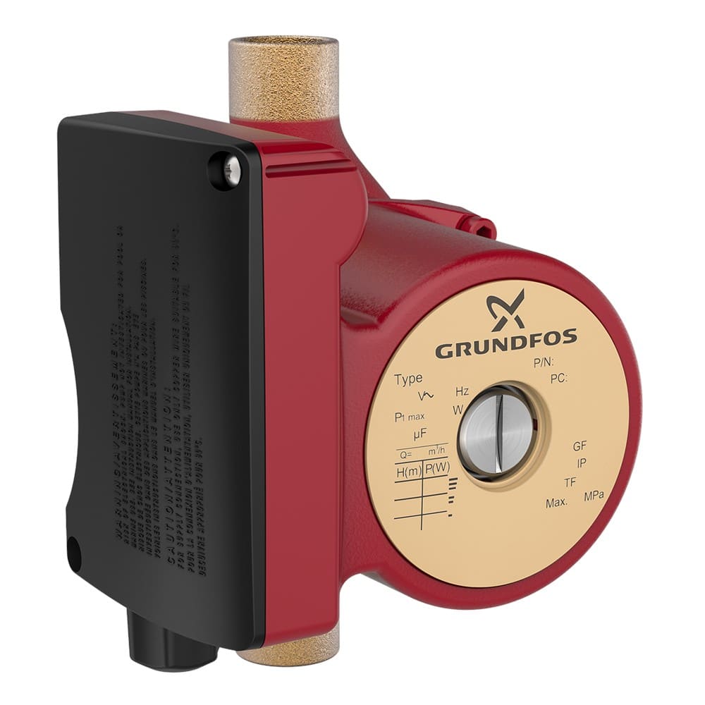 Grundfos UP 15-18 B7 1/25 HP 115V Bronze Circulator Pump
