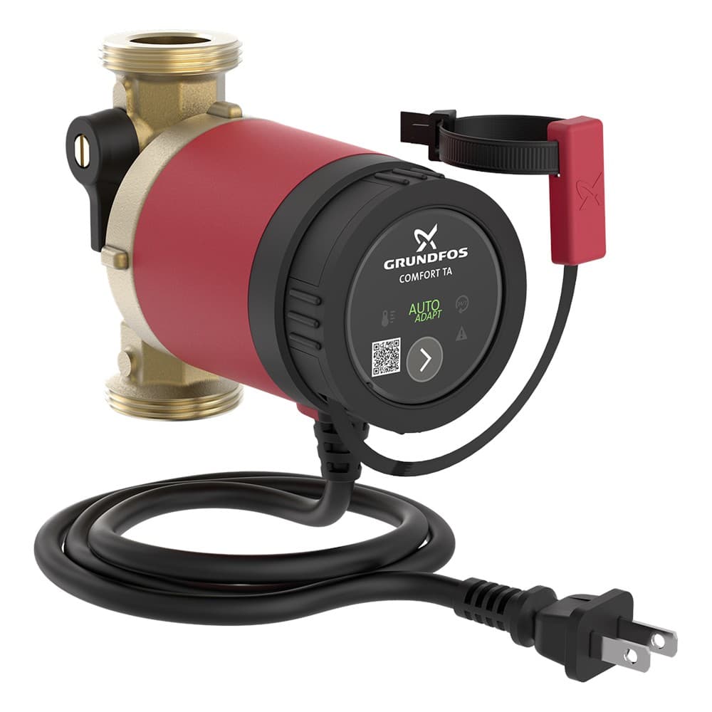 Grundfos Comfort UP 10-16 APMBU/LC 115/230V Brass Hot Water Recirculation Pump