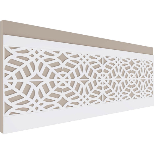 Ekena Millwork 32-in x 94-1/2-in Smooth White PVC Wainscoting