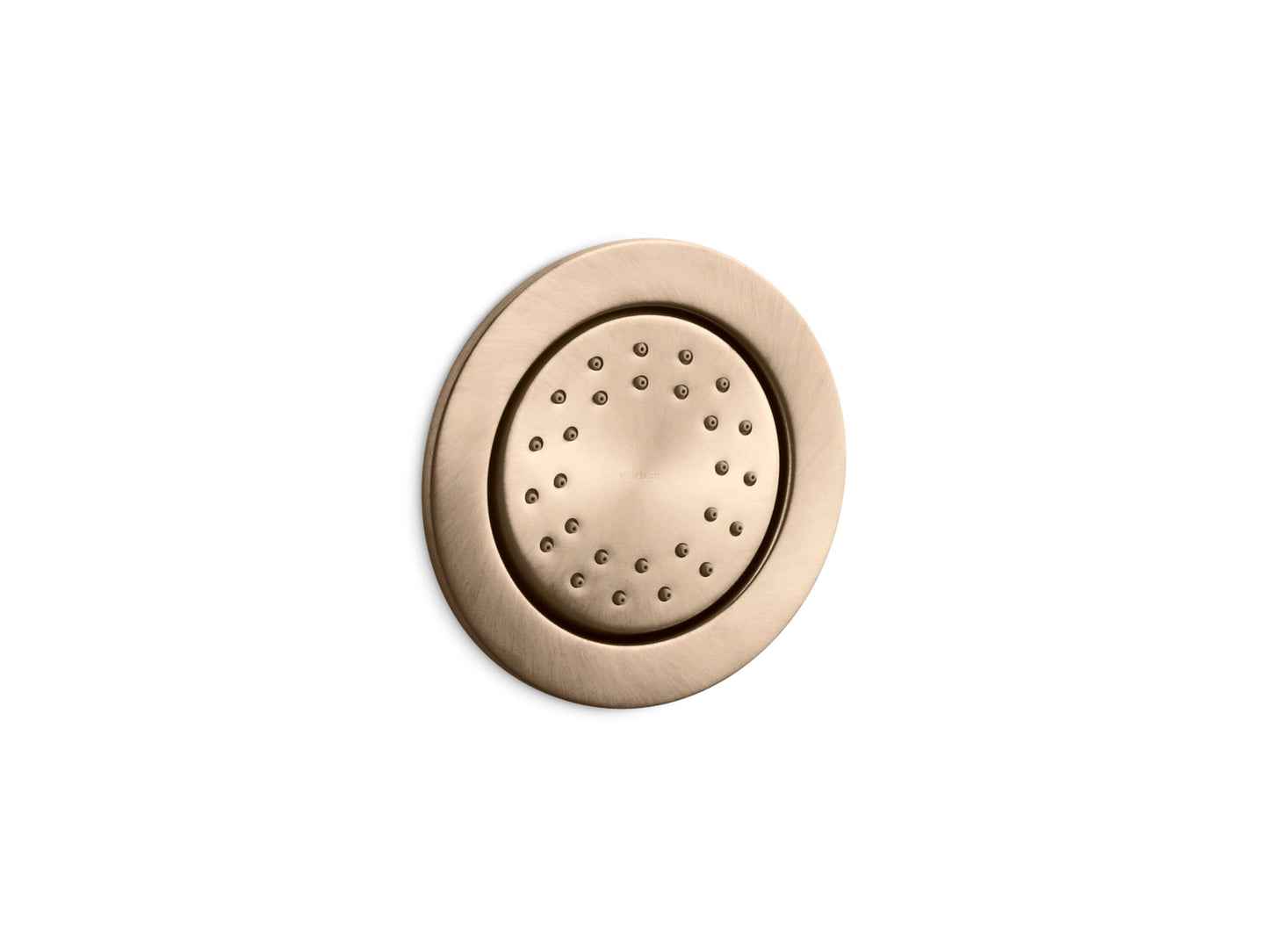 KOHLER WaterTile 1 -Spray VibrantBrushedBronze Round High Pressure Shower Head 1 GPM