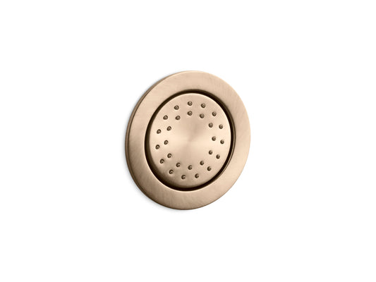 KOHLER WaterTile 1 -Spray VibrantBrushedBronze Round High Pressure Shower Head 1 GPM