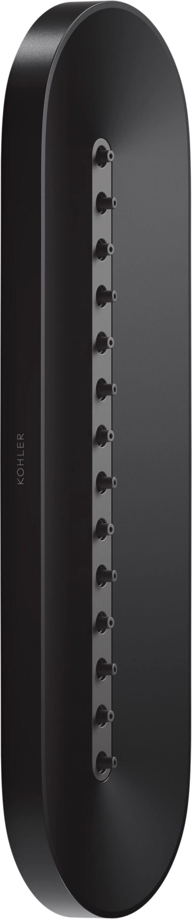 KOHLER Statement 1 -Spray MatteBlack Round High Pressure Shower Head 1.75 GPM