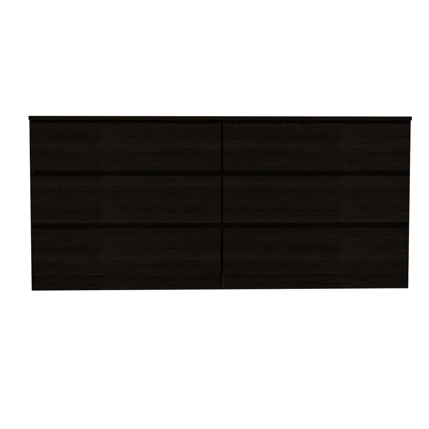 LOVMOR 6 Drawer Double Dresser Tronx Bedroom Black