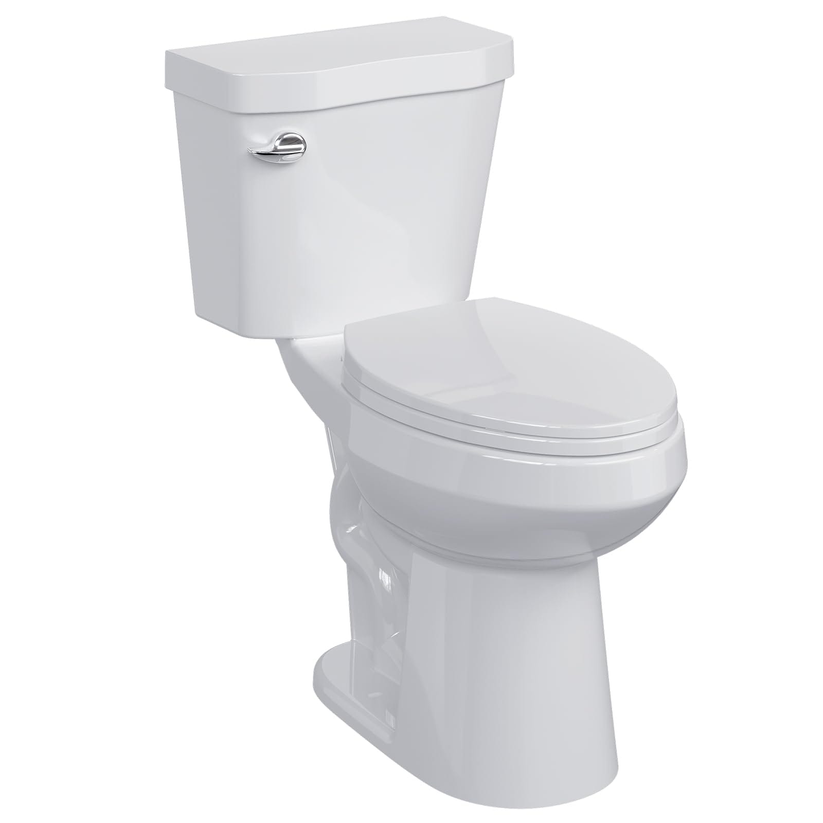 Garvee Wall Mounted Toilet Comfort Height One Piece Toilet with Soft Closing Seat Ultra Thin Cover